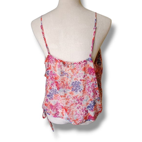 American Eagle Outfitters Sheer Floral Tank Top - Picture 3 of 4